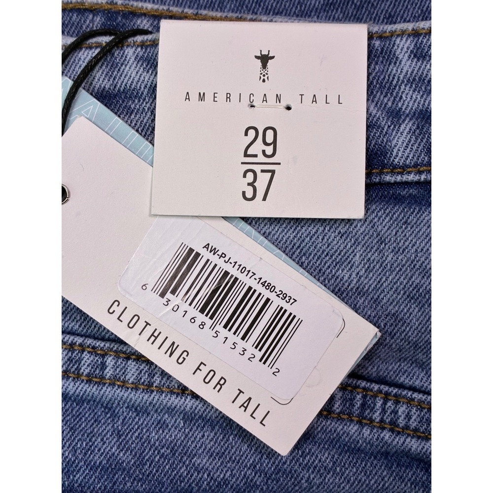 American Tall Luna High Rise Wide Leg Jeans Heritage Faded 29/37 - Picture 5 of 13